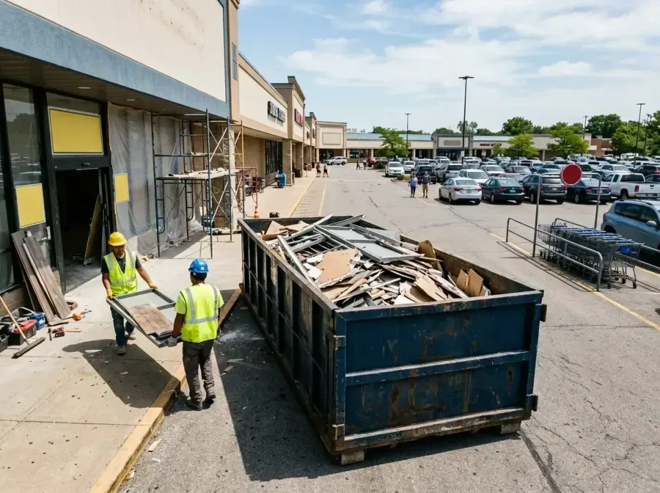 retail-store-renovation-debris-003 — frequently asked questions, Roll-off Dumpster Rentals in Wickenburg, AZ